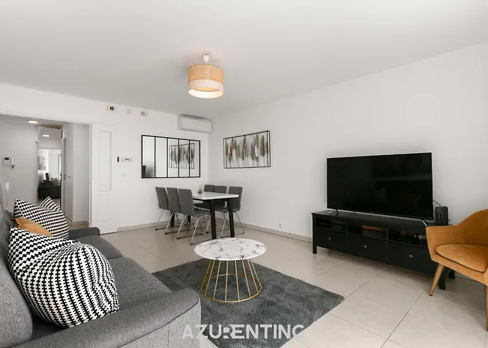 Azurenting - T3 Coeur D'antibes - Clim - Parking Antibes